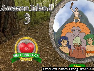 Amazon Island 3 exotic porn game with beach fuck