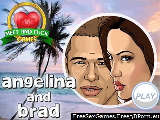 Angelina and Brad celebs having a holiday sex