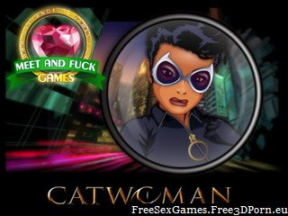 Catwoman hentai sex game with cartoon catwoman porn