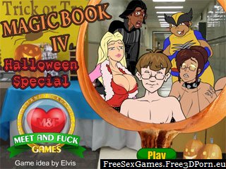 Magic Book 4: Halloween Special party sex game