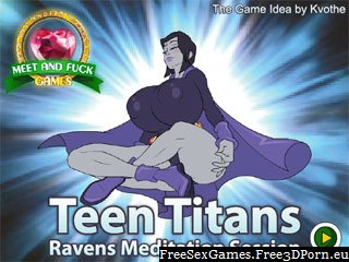 Teen Titans porn games with sexy busty teens