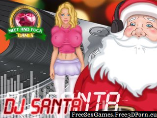 DJ Santa fucks naughty girls at the sex party