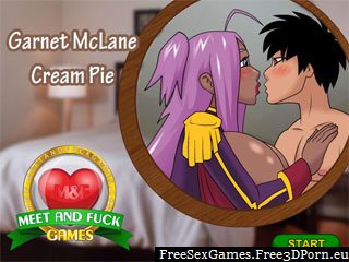 Garnet Cream Pie in cartoon sex game