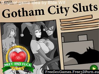 Gotham City Sluts with Batman and cartoon sex
