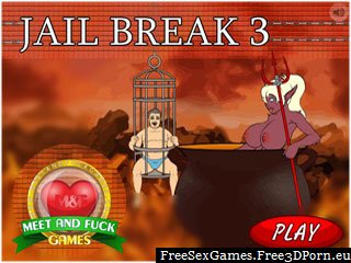 Jail Break 3 fetish porn game with prison sex