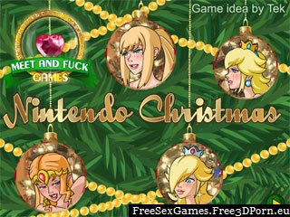 Nintendo Christmas lesbian porn game