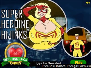 Super Heroine Hijinks online fuck game