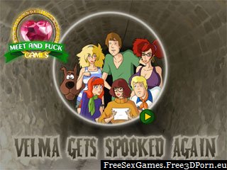 Velma Gets Spooked Again scooby-doo sex game